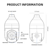 V380 Full HD 1080P Wireless LED PTZ IP Bulb Camera With NIGHT VISION, Wide Angle, Two-way Audio