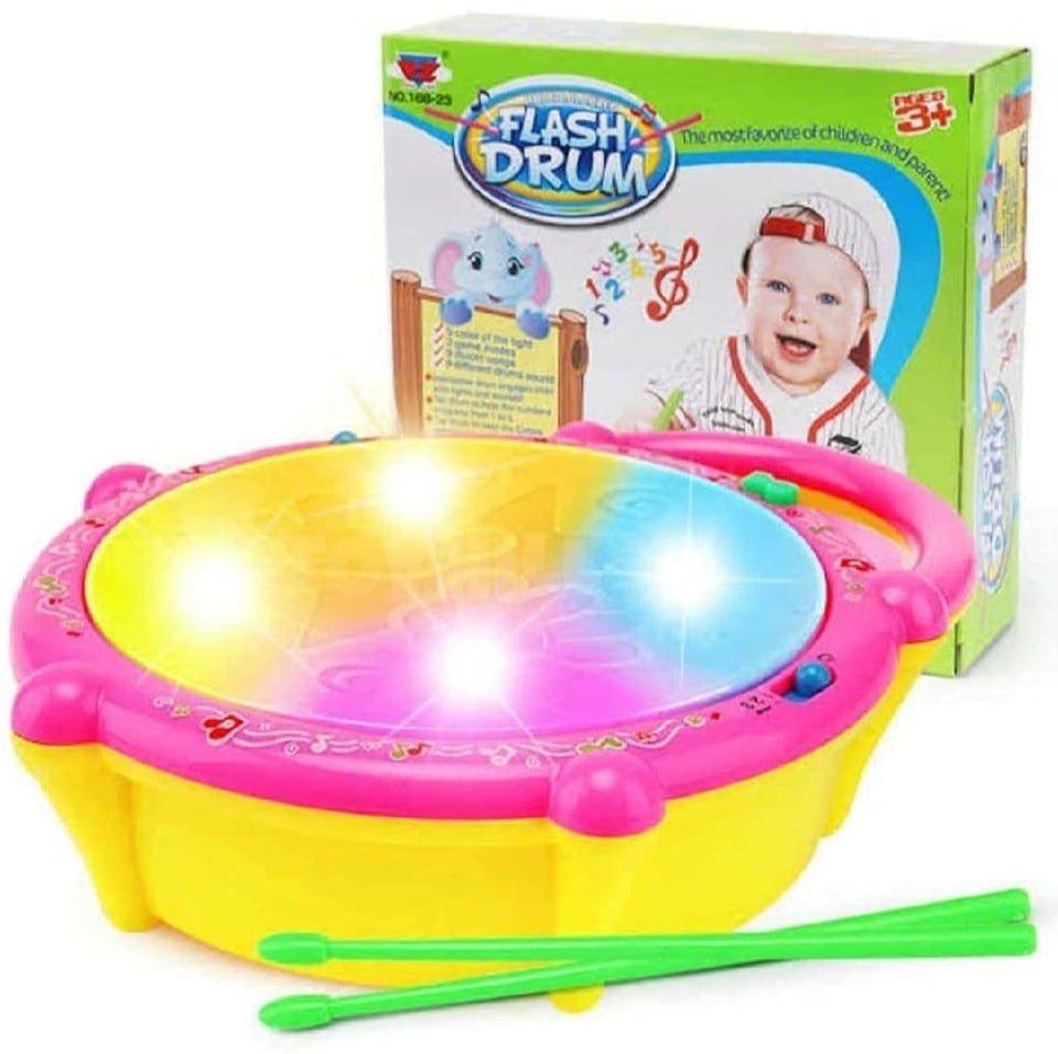 3D Flash Drum For Kids - 1 Pc