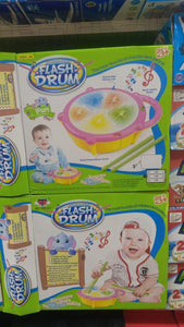 3D Flash Drum For Kids - 1 Pc