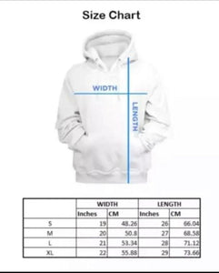 1 Pc Women's Stitched Fleece Printed Pullover Hoodie