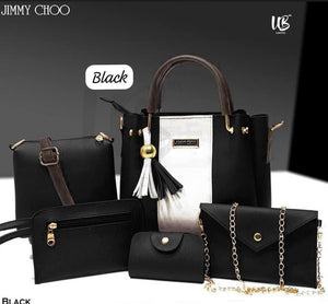 Women's Rexine Plain Hand Bag Set
